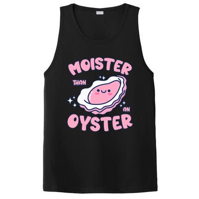 Moister Than An Oyster Inappropriate Shellfish Funny Raunchy PosiCharge Competitor Tank