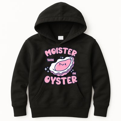 Moister Than An Oyster Inappropriate Shellfish Funny Raunchy Kids Hoodie