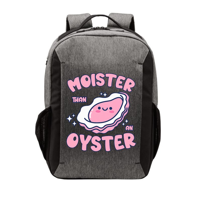 Moister Than An Oyster Inappropriate Shellfish Funny Raunchy Vector Backpack