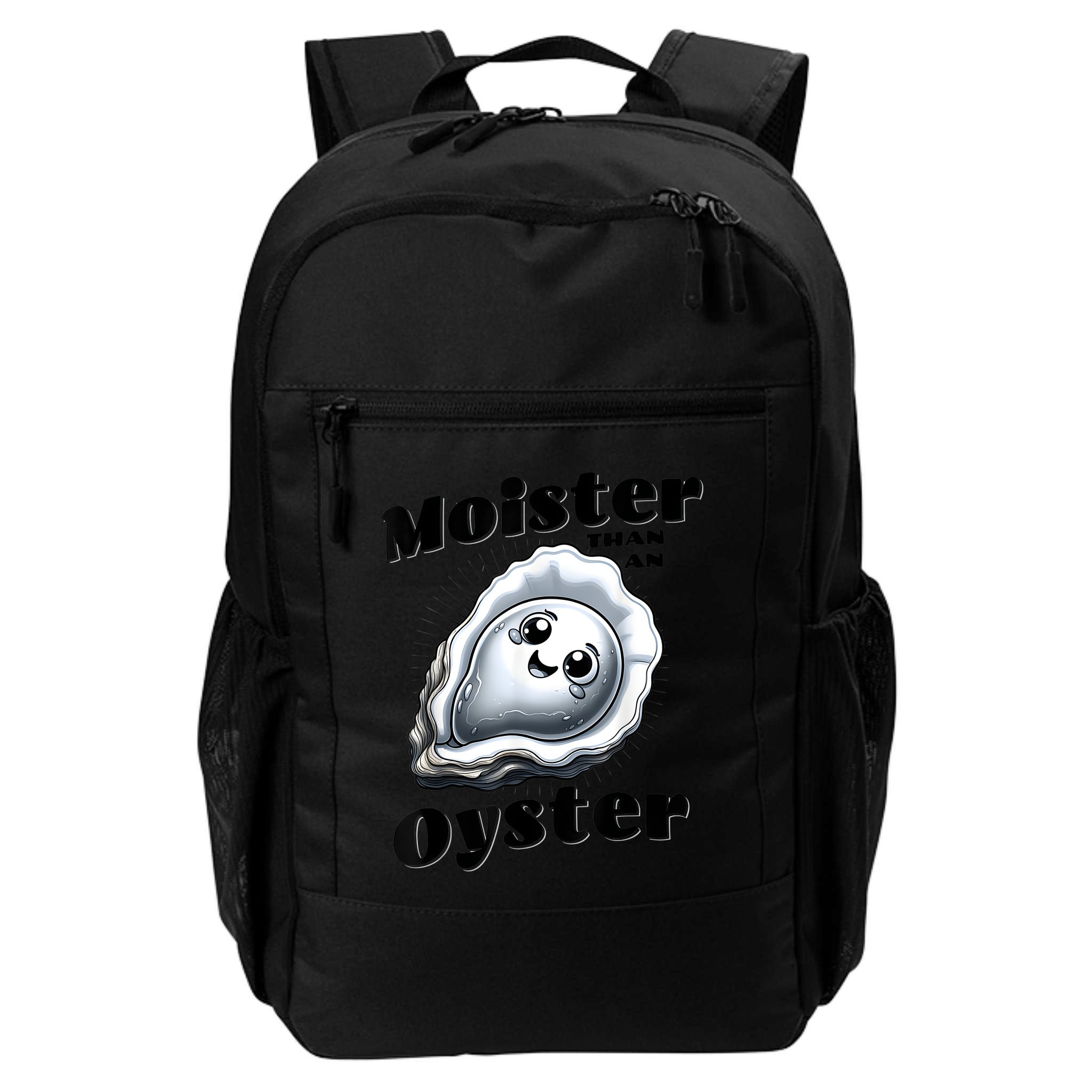 Moister Than An Oyster Funny Shucking Shellfish Seafood Backpack