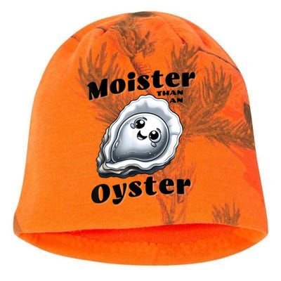 Moister Than An Oyster Funny Shucking Shellfish Seafood Kati - Camo Knit Beanie