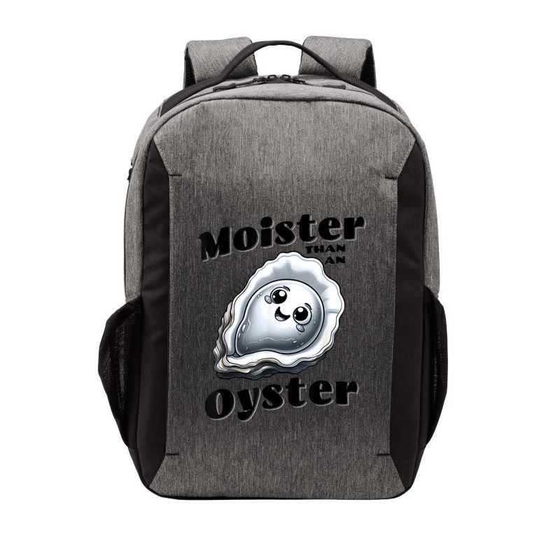 Moister Than An Oyster Funny Shucking Shellfish Seafood Vector Backpack