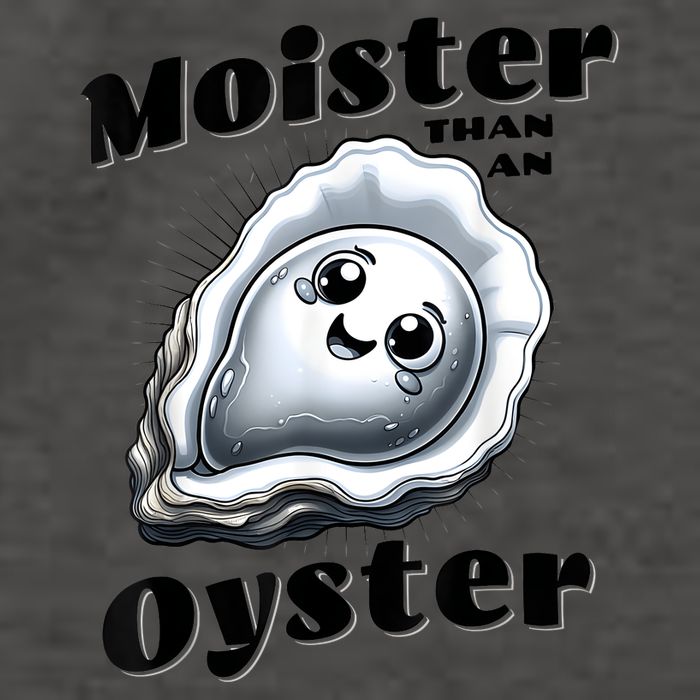 Moister Than An Oyster Funny Shucking Shellfish Seafood Vector Backpack