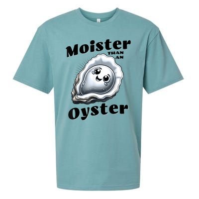 Moister Than An Oyster Funny Shucking Shellfish Seafood Sueded Cloud Jersey T-Shirt