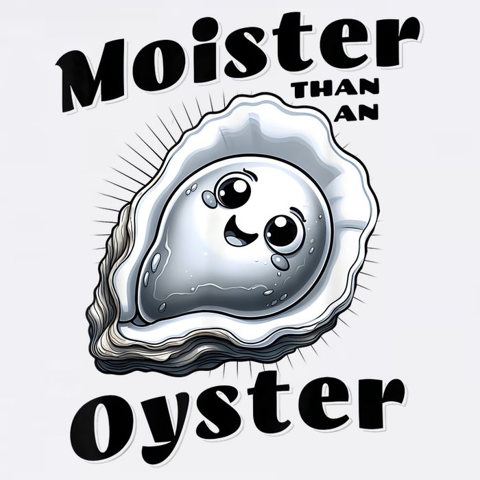 Moister Than An Oyster Funny Shucking Shellfish Seafood Button