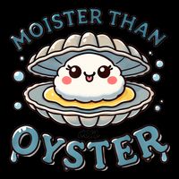 Moister Than An Oyster Funny Shucking Shellfish Seafood Drawstring Bag