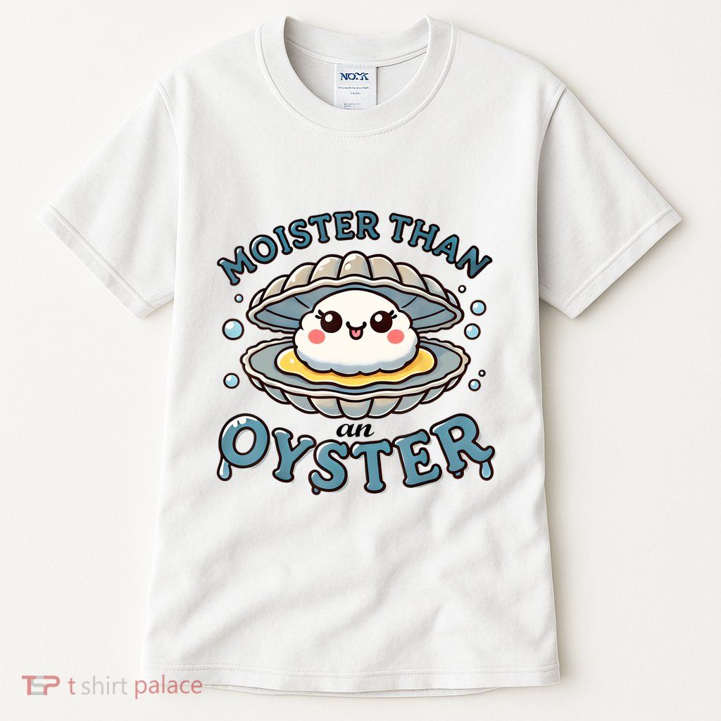 Moister Than An Oyster Funny Shucking Shellfish Seafood Tall T-Shirt