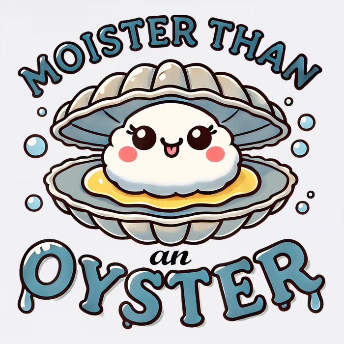 Moister Than An Oyster Funny Shucking Shellfish Seafood Polo