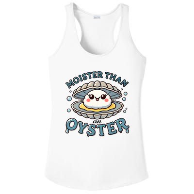 Moister Than An Oyster Funny Shucking Shellfish Seafood Ladies PosiCharge Competitor Racerback Tank