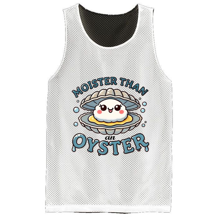 Moister Than An Oyster Funny Shucking Shellfish Seafood Mesh Reversible Basketball Jersey Tank