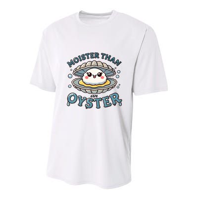 Moister Than An Oyster Funny Shucking Shellfish Seafood Youth Performance Sprint T-Shirt