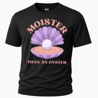 Moister Than An Oyster Shucking Funny Shellfish Shucker Performance Shirt