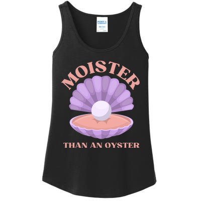 Moister Than An Oyster Shucking Funny Shellfish Shucker Ladies Essential Tank