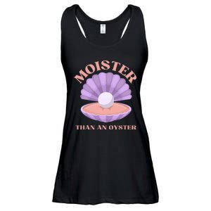 Moister Than An Oyster Shucking Funny Shellfish Shucker Ladies Essential Flowy Tank