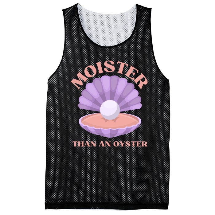 Moister Than An Oyster Shucking Funny Shellfish Shucker Mesh Reversible Basketball Jersey Tank