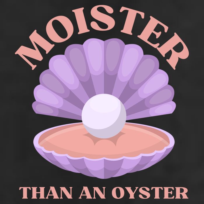 Moister Than An Oyster Shucking Funny Shellfish Shucker Golf Towel
