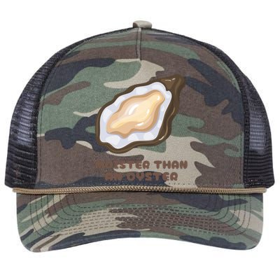 Moister Than An Oyster Shuck Seafood Retro Rope Trucker Hat Cap