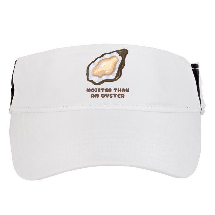 Moister Than An Oyster Shuck Seafood Adult Drive Performance Visor