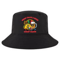Make Tacos And Beer Cheap Again Funny Political Fiesta Cool Comfort Performance Bucket Hat