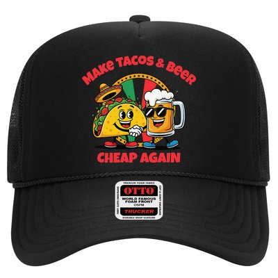 Make Tacos And Beer Cheap Again Funny Political Fiesta Hat