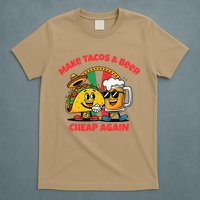 Make Tacos And Beer Cheap Again Funny Political Fiesta T-Shirt