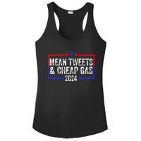 Mean Tweets And Cheap Gas Funny 2024 Pro Trump Ladies PosiCharge Competitor Racerback Tank