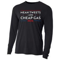 Mean Tweets And Cheap Gas Pro Trump Women Cooling Performance Long Sleeve Crew