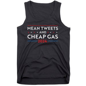 Mean Tweets And Cheap Gas Pro Trump Women Tank Top