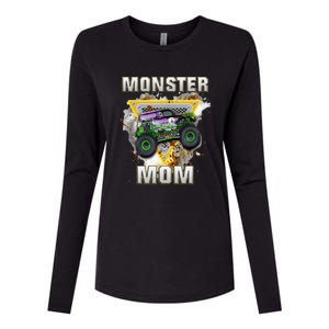 Monster Truck Are My Jam Monster Truck Mom Womens Cotton Relaxed Long Sleeve T-Shirt