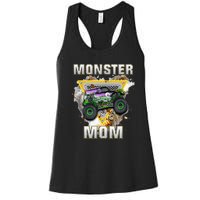 Monster Truck Are My Jam Monster Truck Mom Women's Racerback Tank