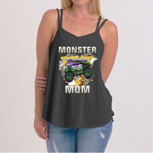 Monster Truck Are My Jam Monster Truck Mom Women's Strappy Tank