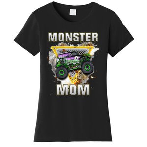 Monster Truck Are My Jam Monster Truck Mom Women's T-Shirt