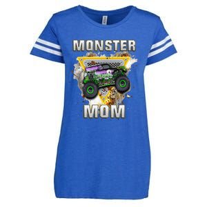 Monster Truck Are My Jam Monster Truck Mom Enza Ladies Jersey Football T-Shirt