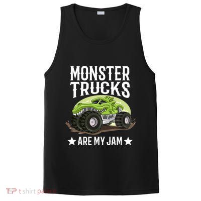Monster Trucks Are My Jam Montertruck Monster Truck Gift PosiCharge Competitor Tank