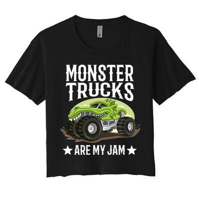 Monster Trucks Are My Jam Montertruck Monster Truck Gift Crop Top