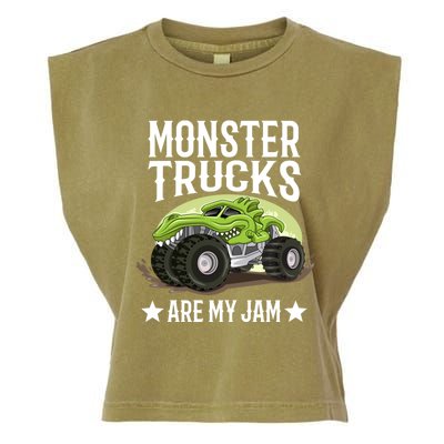 Monster Trucks Are My Jam Montertruck Monster Truck Gift Garment-Dyed Women's Muscle Tee