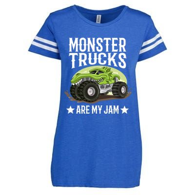 Monster Trucks Are My Jam Montertruck Monster Truck Gift Enza Ladies Jersey Football T-Shirt