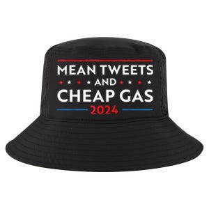 Mean Tweets And Cheap Gas Funny 2024 Pro Trump Cool Comfort Performance Bucket Hat