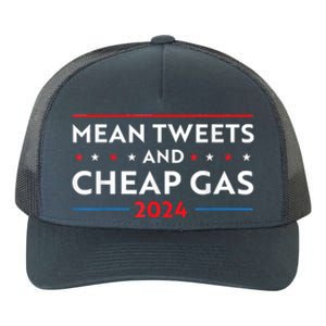 Mean Tweets And Cheap Gas Funny 2024 Pro Trump Yupoong Adult 5-Panel Trucker Hat