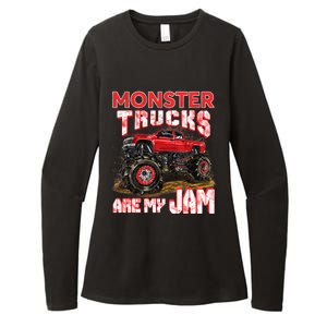 Monster Truck Are My Jam For Monster Truck Lovers Womens CVC Long Sleeve Shirt