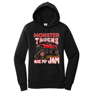 Monster Truck Are My Jam For Monster Truck Lovers Women's Pullover Hoodie