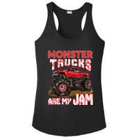 Monster Truck Are My Jam For Monster Truck Lovers Ladies PosiCharge Competitor Racerback Tank