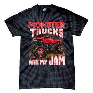 Monster Truck Are My Jam For Monster Truck Lovers Tie-Dye T-Shirt