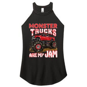 Monster Truck Are My Jam For Monster Truck Lovers Women's Perfect Tri Rocker Tank