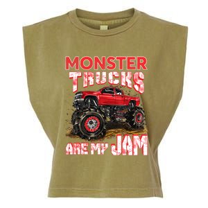 Monster Truck Are My Jam For Monster Truck Lovers Garment-Dyed Women's Muscle Tee