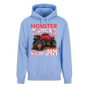 Monster Truck Are My Jam For Monster Truck Lovers Unisex Surf Hoodie