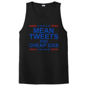 Mean Tweets And Cheap Gas Funny Trump 2024 Sarcasm Slogan PosiCharge Competitor Tank