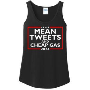 Mean Tweets And Cheap Gas Funny 2024 ProTrump Election Ladies Essential Tank