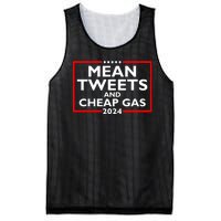 Mean Tweets And Cheap Gas Funny 2024 ProTrump Election Mesh Reversible Basketball Jersey Tank