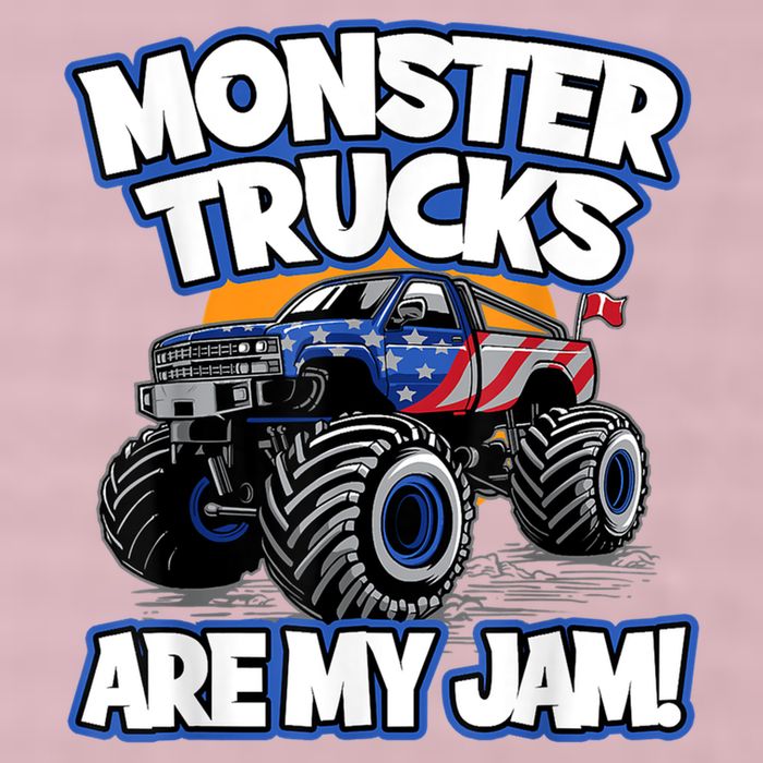 Monster Trucks Are My Jam 25L Jumbo Tote